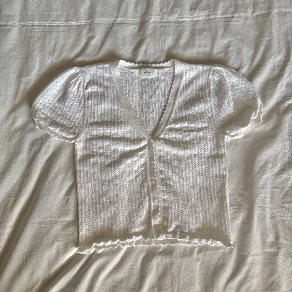Aritzia Wilfred Estilo Top Light Birch - Small